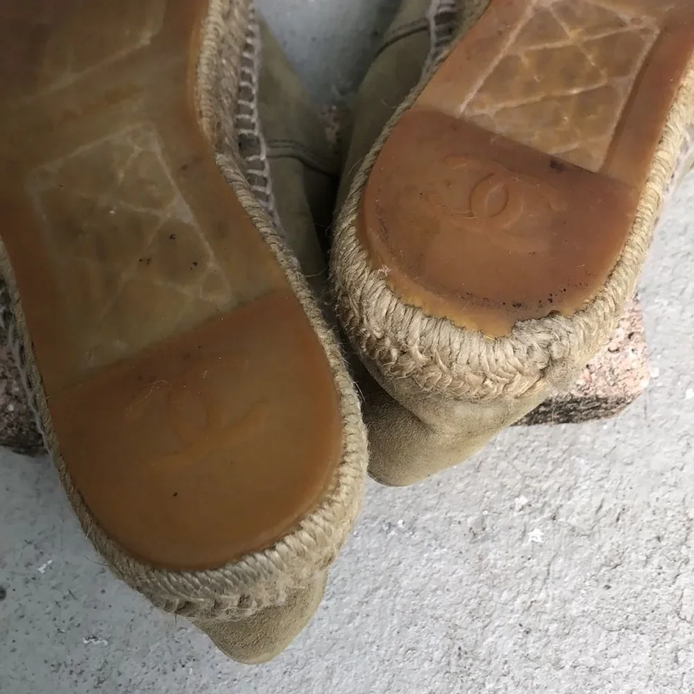 Chanel  Leather espadrilles